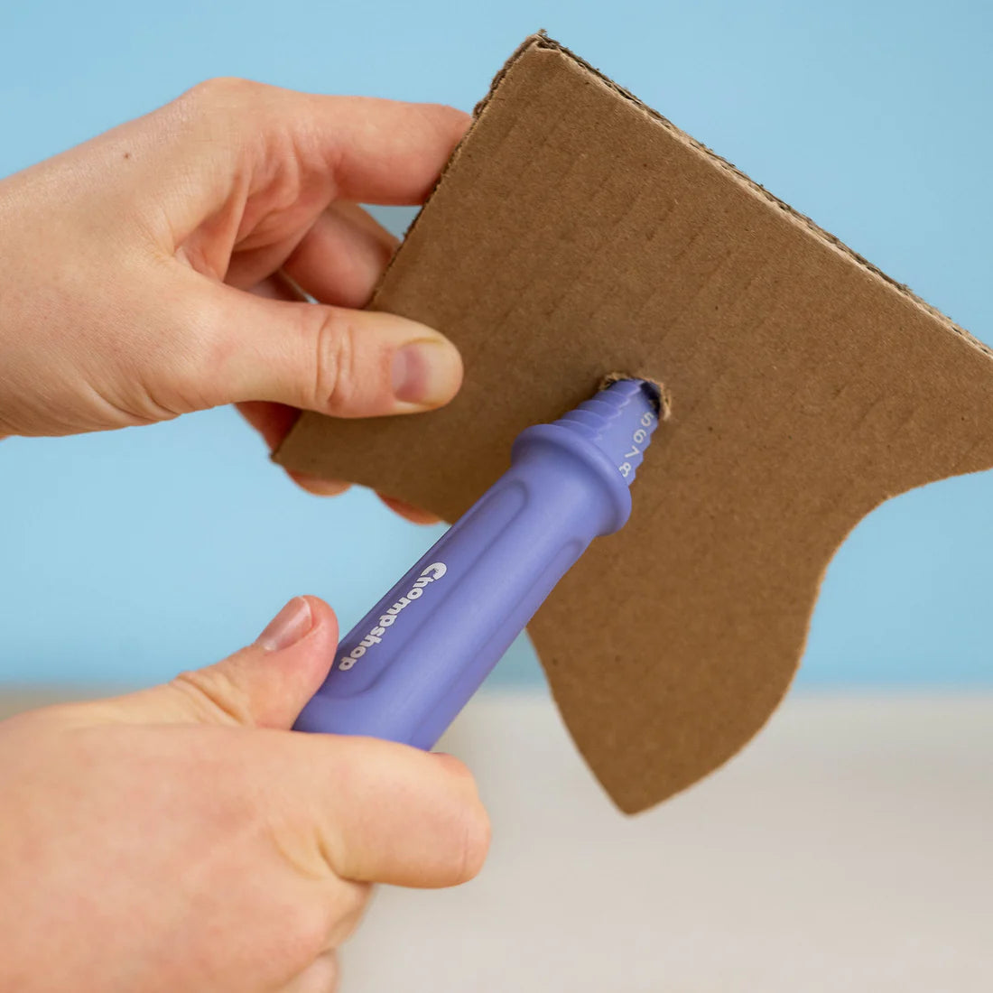 Cardboard Hole Punch Tool